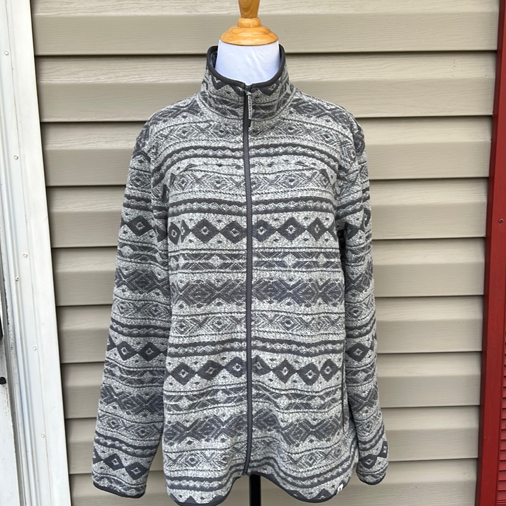 Alpine Design women’s gray zip front jacket